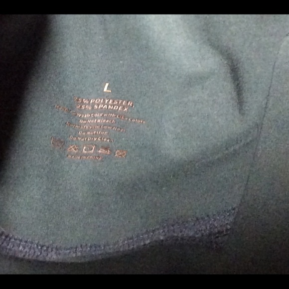 Spandex Green Riding Pants W Pockets Women’s L - Picture 5 of 6